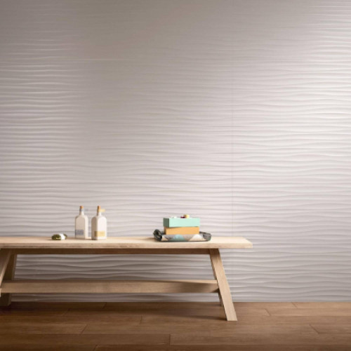 Essenziale Struttura Wave 3D Satinato 40x120 cm Rettificato - Marazzi