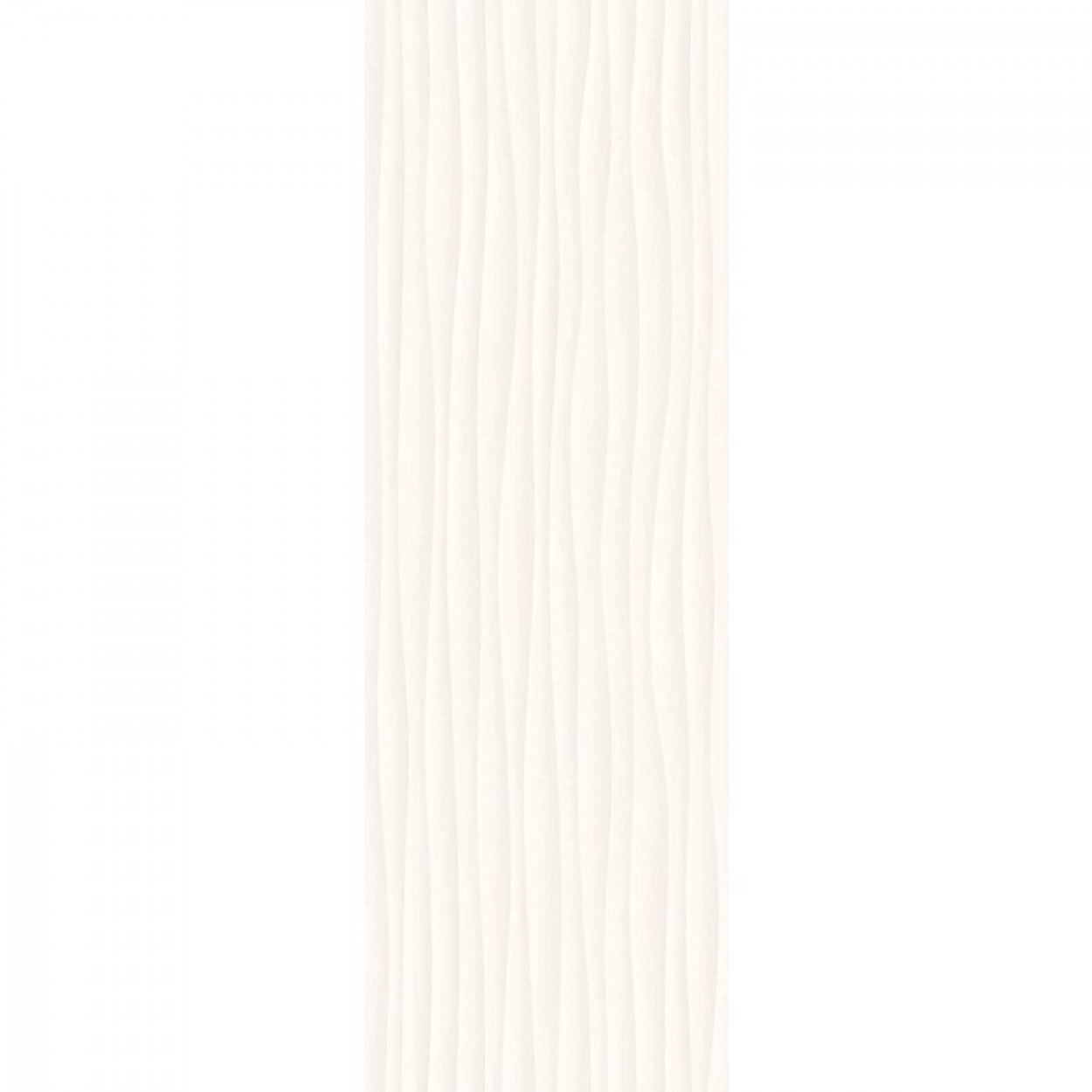 Eclettica White Struttura Wave 3D Rettificato 40x120 cm - Marazzi