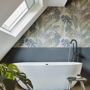 Momenti Decoro Ferns Bianco 80x120 cm - Marazzi | Eleganza Unica 2