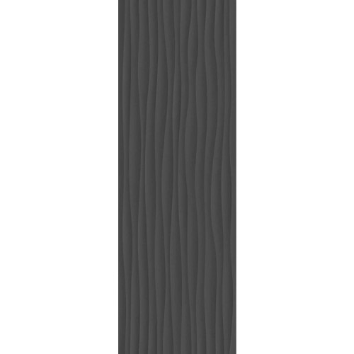 Eclettica Anthracite 40x120 cm Wave 3D Rettificato - Piastrelle Marazz
