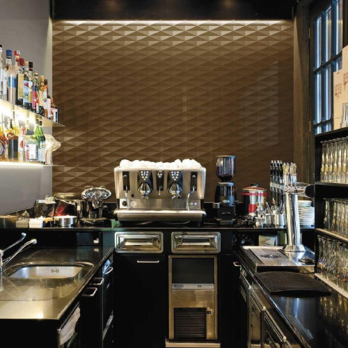 Eclettica Bronze Struttura Diamond 3D Rettificato 40x120 cm - Marazzi