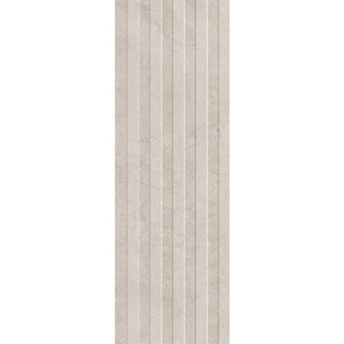 Alba Greige Walltone 3D Strutturato Rettificato 30x90 cm - Piastrelle