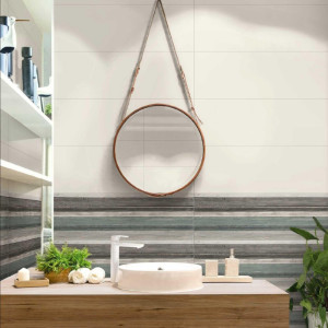 Colorplay Cream Rettificato 30×90 cm - Piastrella Marazzi per Design E 2