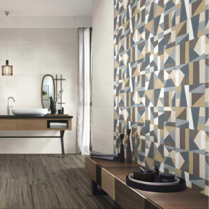 Colorplay Decoro Tiles Cream Rettificato 30x90 cm - Piastrelle Marazzi 2