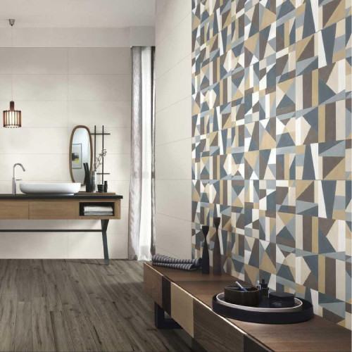 Colorplay Decoro Tiles Cream Rettificato 30x90 cm - Piastrelle Marazzi