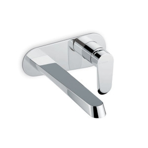 Gruppo Miscelatore Lavabo a Parete con Piastra - Newform | Meglioalge