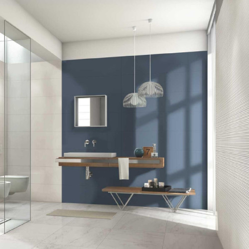 Colorplay Cream Mikado 3D Rettificato 30x90 cm - Piastrelle Marazzi