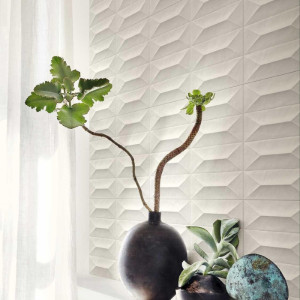 Colorplay Cream Struttura Cabochon 3D Rettificato 30x90 cm - Marazzi 2