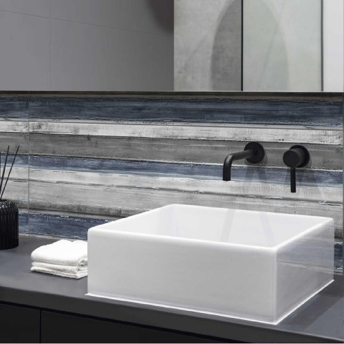 Colorplay Decoro Brush White Rettificato 30x90 cm - Marazzi
