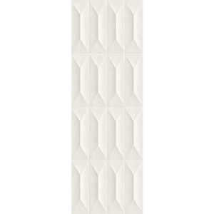 Colorplay White Cabochon 3D Rettificato 30x90 cm - Piastrelle Marazzi