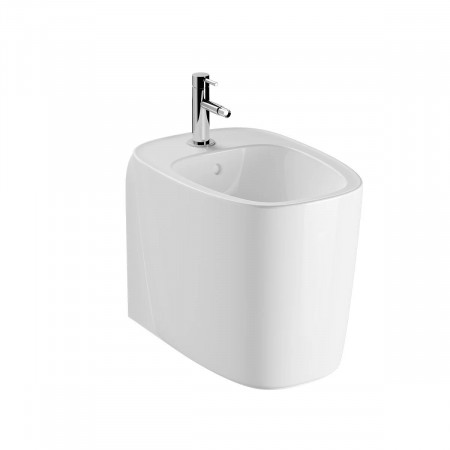 Bidet a terra filo muro Plural bianco lucido - Vitra