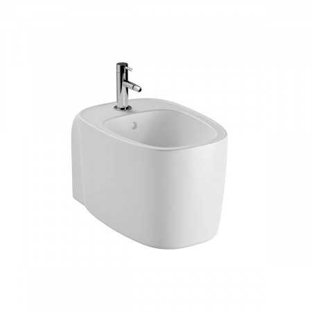 Bidet sospeso filo muro Plural 55 cm bianco opaco - Vitra