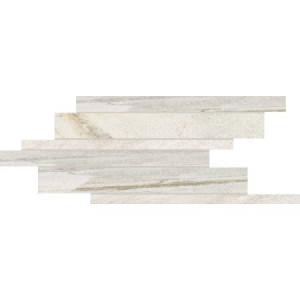 Walks 1.0 White Modulo Listelli Sfalsati 21x40 cm naturale - Florim