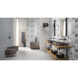 Milano Mood Flower Blu 50x120 cm - Rivestimenti Fap Ceramiche | Meglio 2