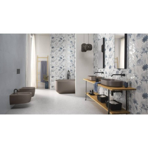 Milano Mood Flower Blu 50x120 cm - Rivestimenti Fap Ceramiche | Meglio