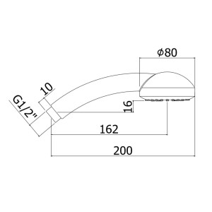 Doccia bis monogetto in ABS Trieste - Paffoni 2