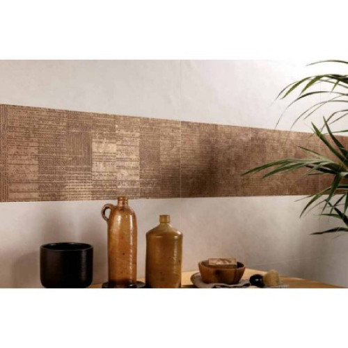 Sheer Canvas Bronze Inserto Matt 25x75 cm - Fap Ceramiche | Meglioalge