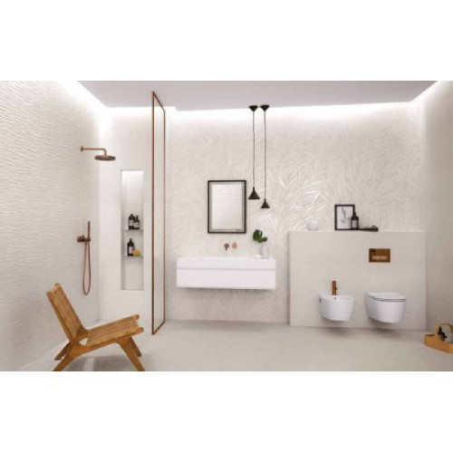 Sheer Leaves White Inserto 80x160 cm Rettificato | Fap Ceramiche