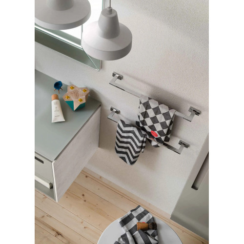 Porta salviette 30 cm Lea cromo - Inda