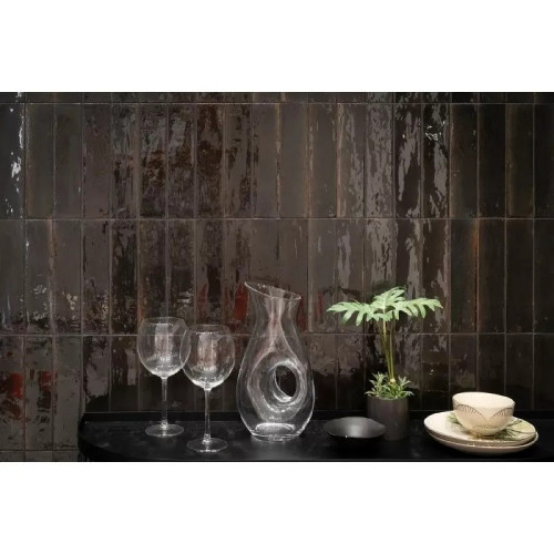 Look Nero Glossy 6x24 cm - Ragno