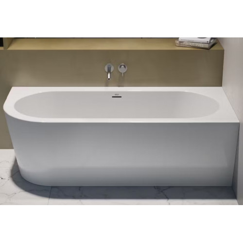 Vasca da bagno Silba angolo destro 178x78x59h cm bianco lucido Jacuzzi