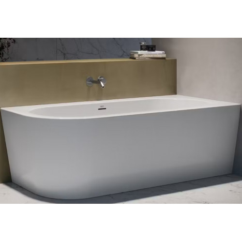 Vasca da bagno Silba angolo destro 178x78x59h cm bianco lucido Jacuzzi