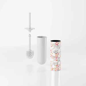 Portascopino da appoggio Calvariam in acciaio inox - Inda