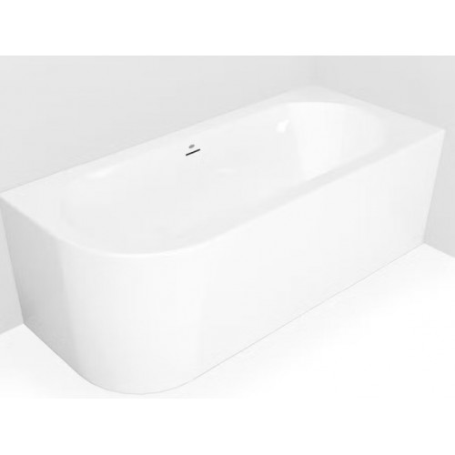 Vasca da bagno Silba angolo destro 178x78x59h cm bianco lucido Jacuzzi