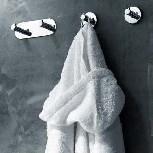 Appendino doppio Gealuna cromo - Inda 2