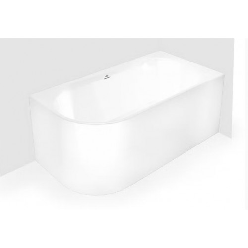 Vasca da bagno Dalma angolare lato destro 155x80x60.5h cm bianco lucid