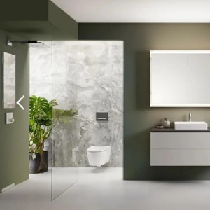 Placca di comando Sigma50 fumè specchiettato Geberit - Meglioalge 2