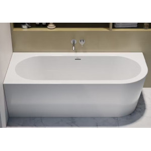 Vasca da bagno Silba angolo sinistro 178x78x59h cm bianco lucido Jacuz 2