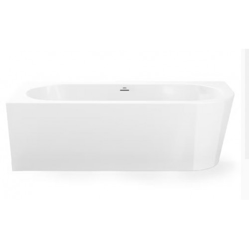 Vasca da bagno Silba angolo sinistro 178x78x59h cm bianco lucido Jacuz