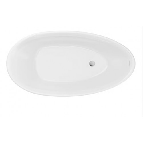 Vasca da bagno Desirè centro stanza 185x94.5x63.5h cm bianco lucido Ja