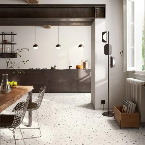 Deconcrete Natural De-Medium White 60x60 cm rettificato - Ceramica San