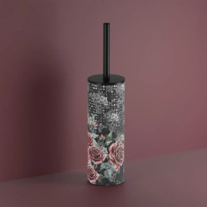 Portascopino da appoggio La Santa in acciaio inox - Inda 2