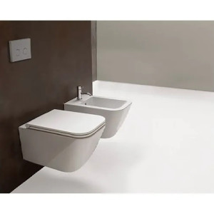 Coprivaso Stone Slim 36x52 cm bianco lucido – Globo 2