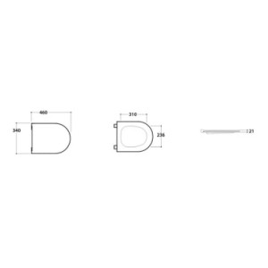 Coprivaso con chiusura tradizionale Mode bianco lucido - Globo | Megli 2