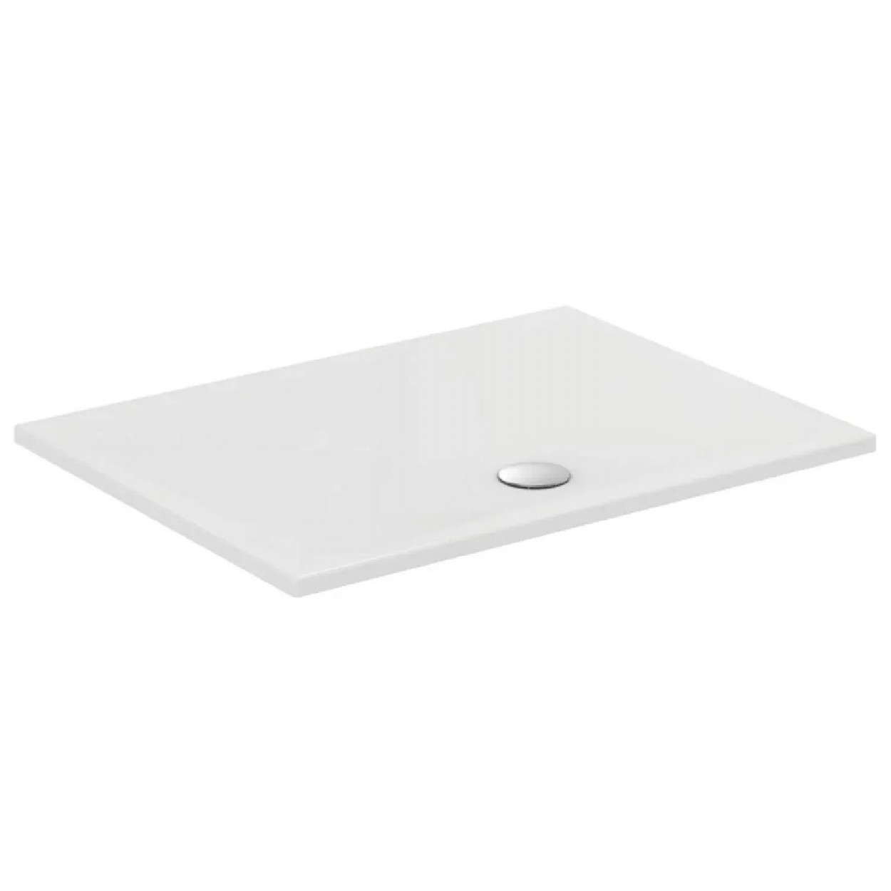 Piatto doccia ultrasottile 120x90 cm Strada bianco lucido - Ideal Stan