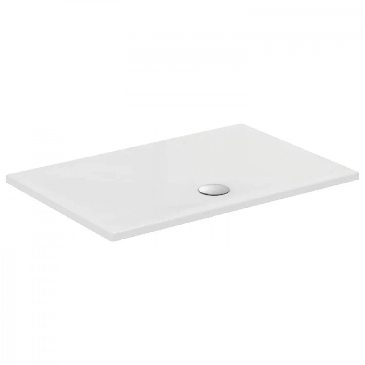 Piatto doccia ultrasottile 120x80 cm Strada bianco lucido - Ideal Stan