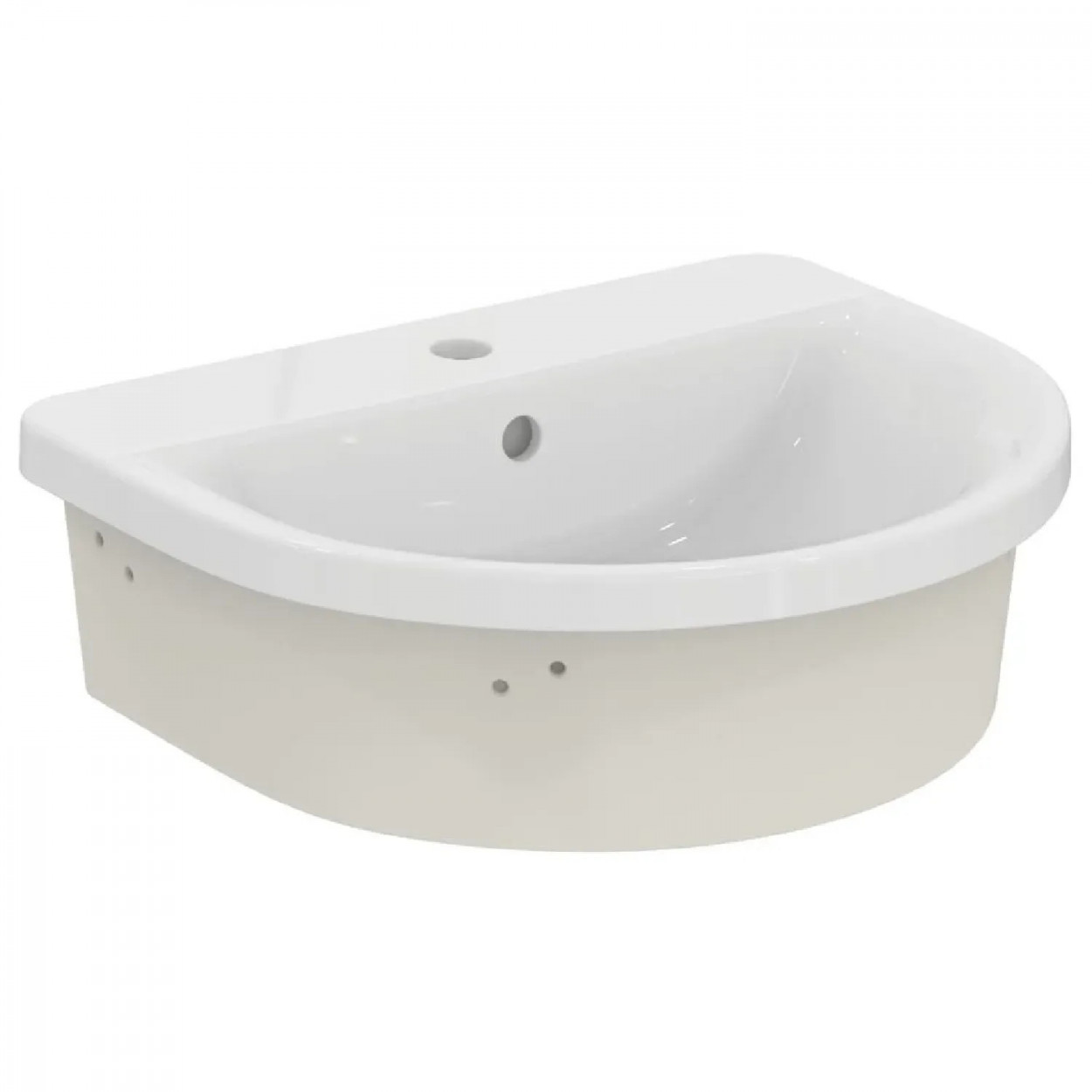 Lavabo da incasso 55 cm Connect bianco lucido - Ideal Standard