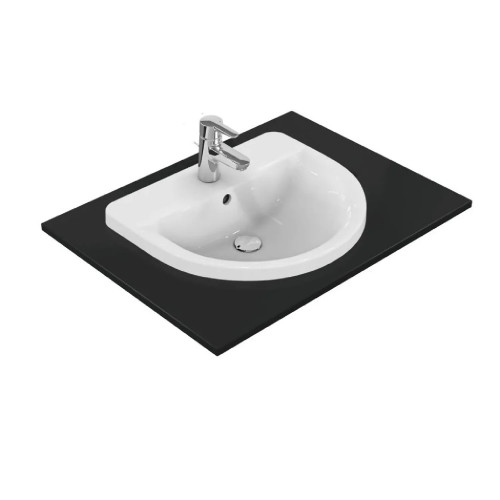 Lavabo da incasso 55 cm Connect bianco lucido - Ideal Standard