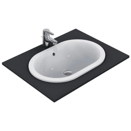 Lavabo da incasso soprapiano 62 cm Connect bianco lucido - Ideal Stand