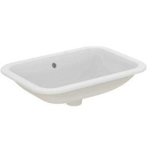 Lavabo da incasso soprapiano 58 cm Connect bianco lucido - Ideal Stand