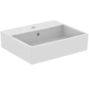 Lavabo Top a Muro 50 cm Strada Bianco Lucido - Ideal Standard