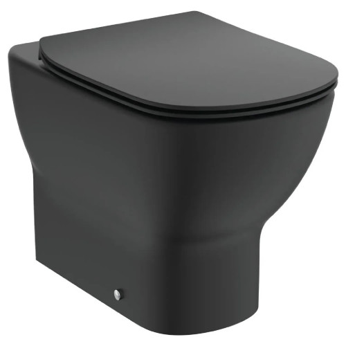 Vaso a terra Tesi nero opaco Ideal Standard | Acquablade + Coprivaso S