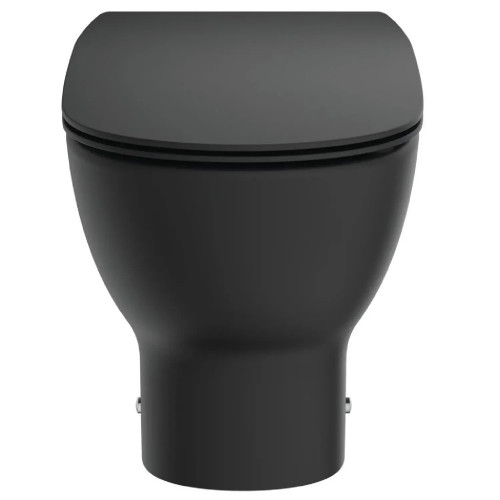Vaso a terra Tesi nero opaco Ideal Standard | Acquablade + Coprivaso S