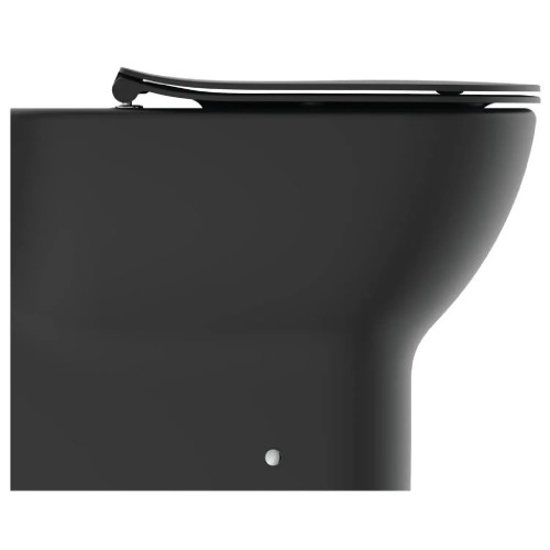 Vaso a terra Tesi nero opaco Ideal Standard | Acquablade + Coprivaso S