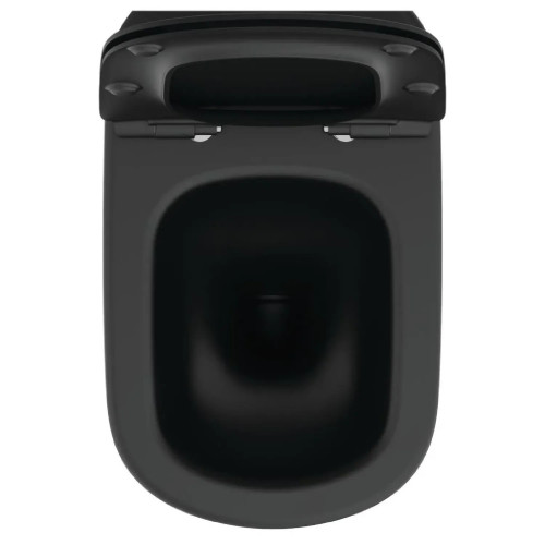 Vaso a terra Tesi nero opaco Ideal Standard | Acquablade + Coprivaso S