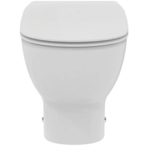 Vaso a terra filo muro Tesi bianco opaco con sistema AquaBlade - Ideal 2